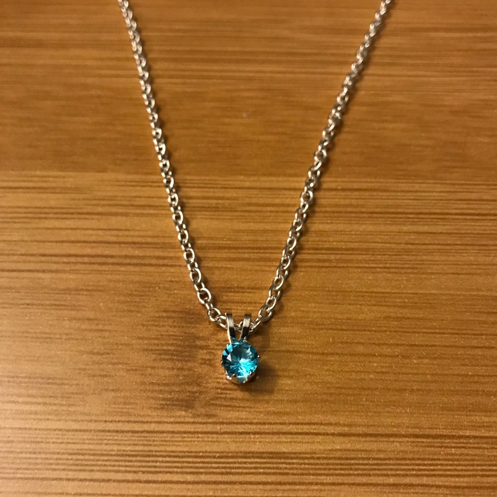 Effy sterling silver necklace, pendant with stone